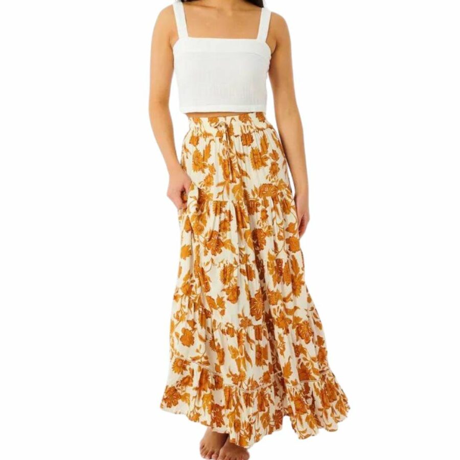 Oceans Together Maxi Skir Womens Skirts And Dresses Colour is Shell
