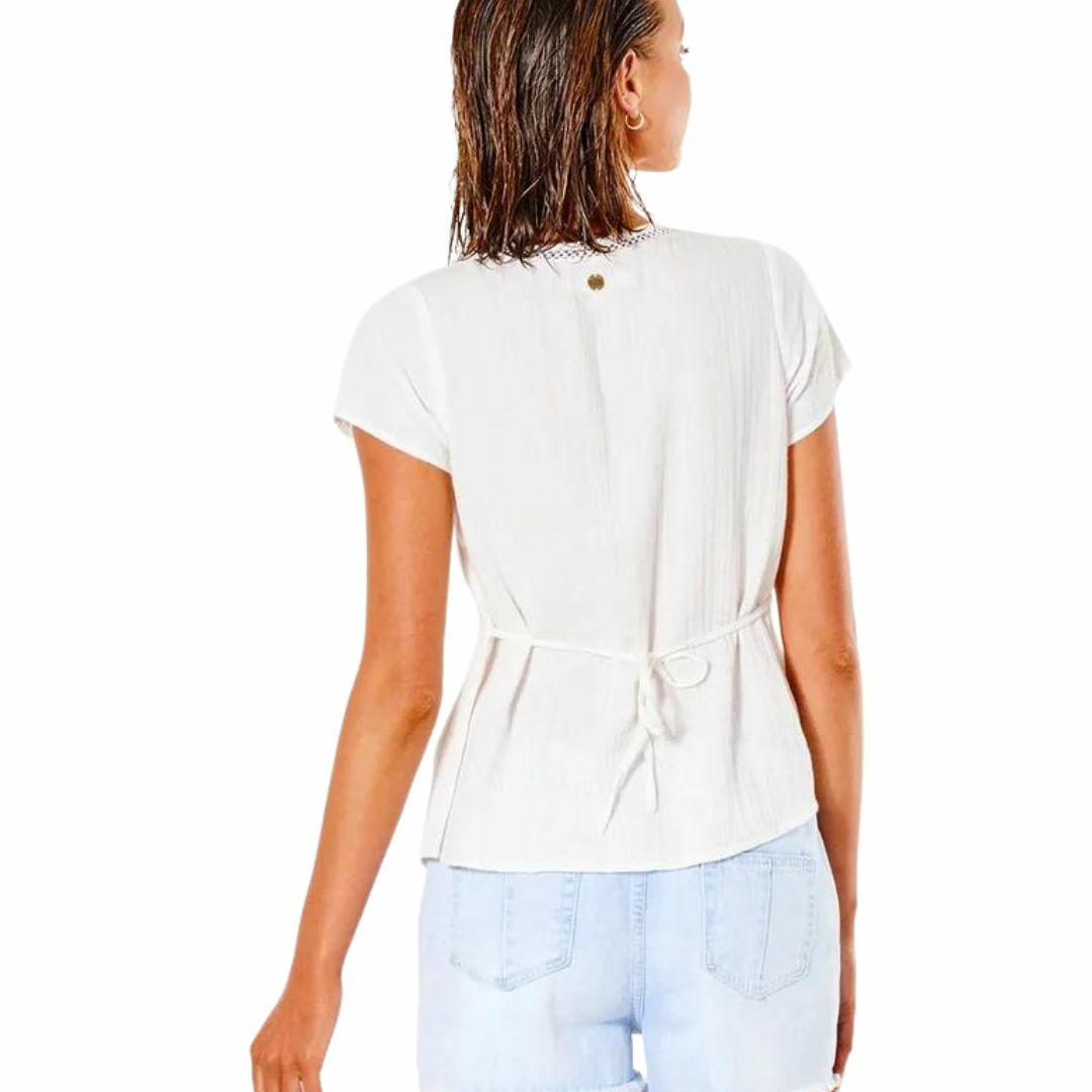 Summer Breeze Top Womens Tee Shirts Colour is White