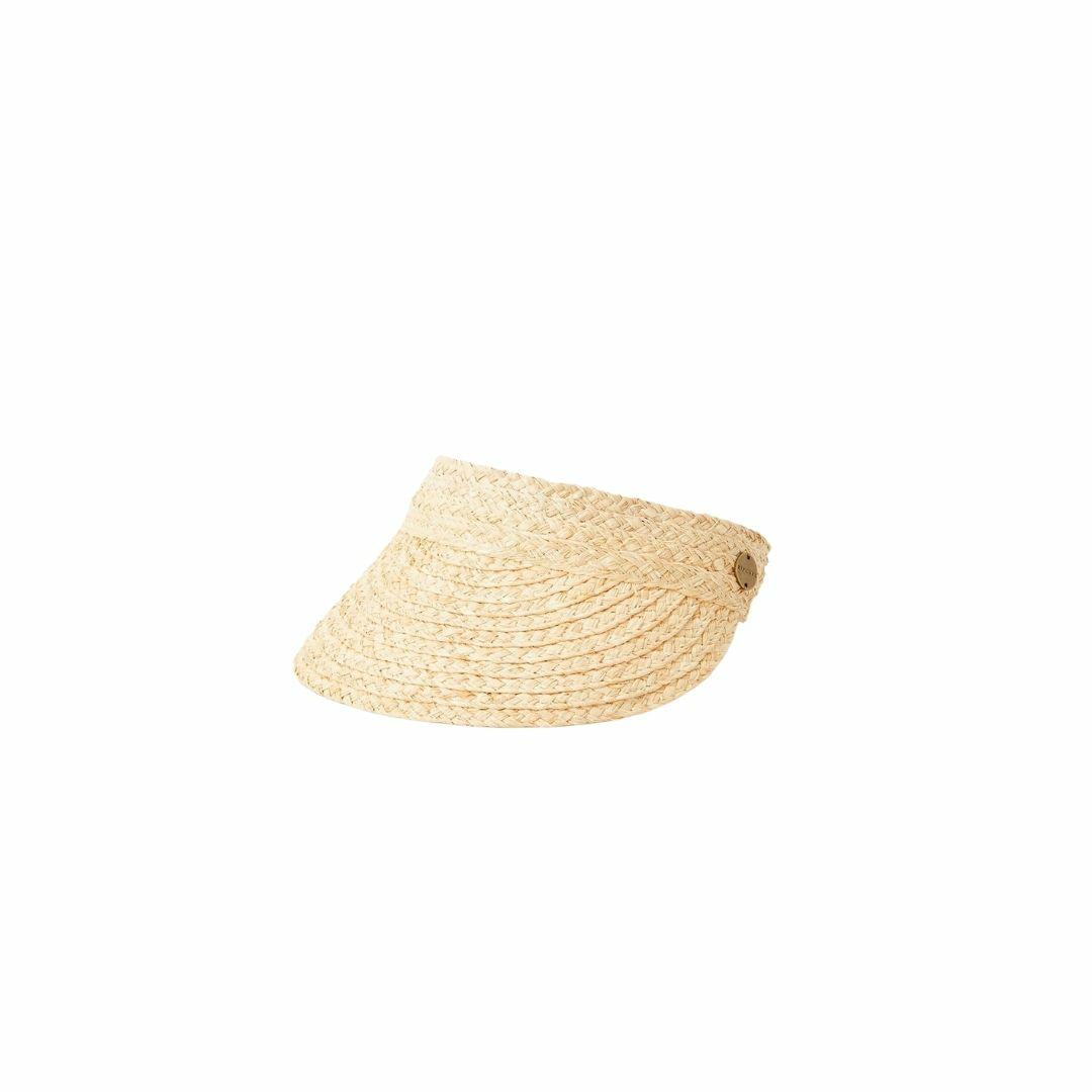 Essential Straw Visor Womens Hats Caps And Beanies Colour is Natural