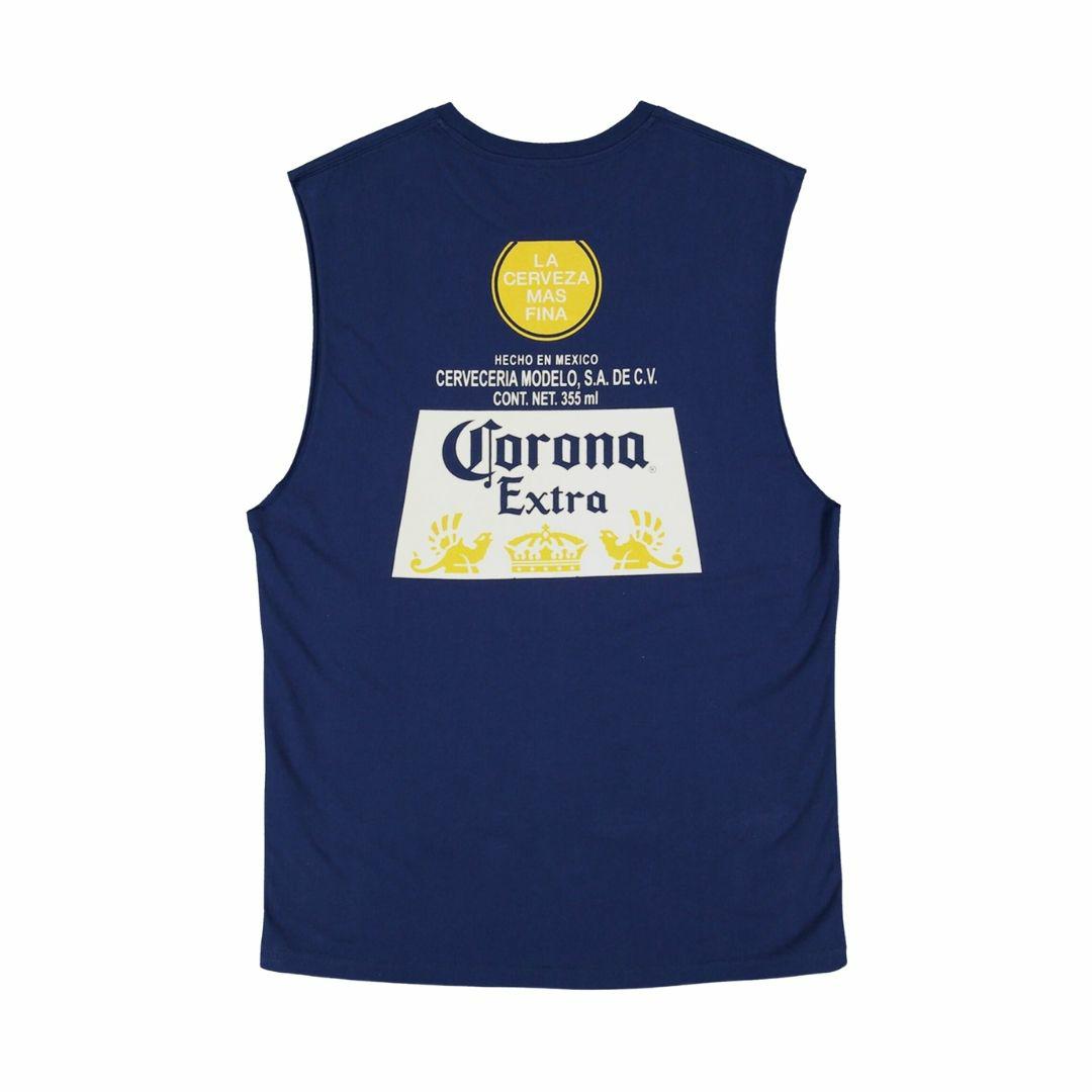 Corona Label Musc Mens Tee Shirts Colour is Navy