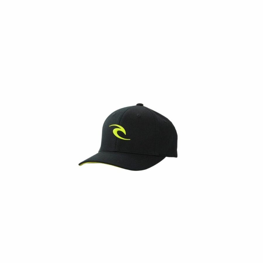 Tepan Weld Flexfit Cap-bo Boys Hats Caps And Beanies Colour is Black/lime