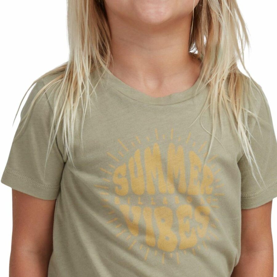 Summer Tee Kids Toddlers And Groms Tops Colour is Elm