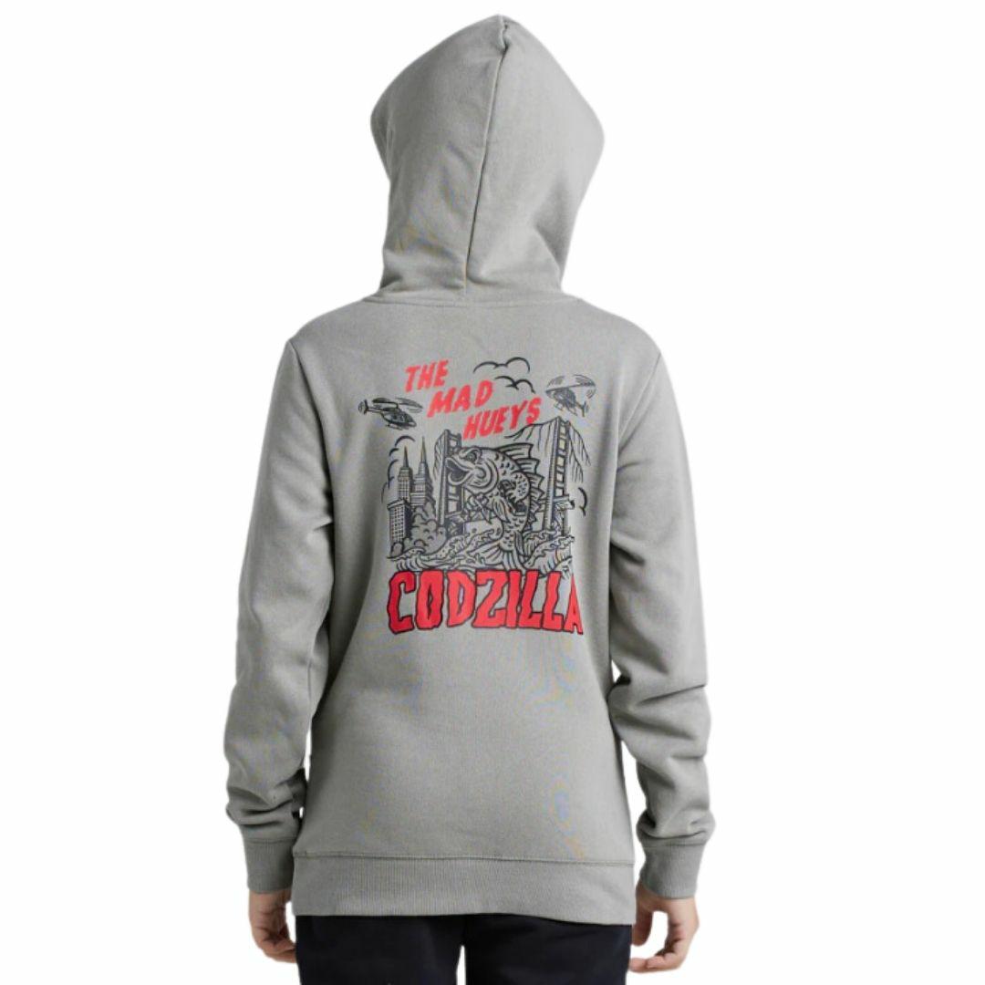 Codzilla Youth Pullover Boys Hooded Tops And Crew Tops Colour is Dst
