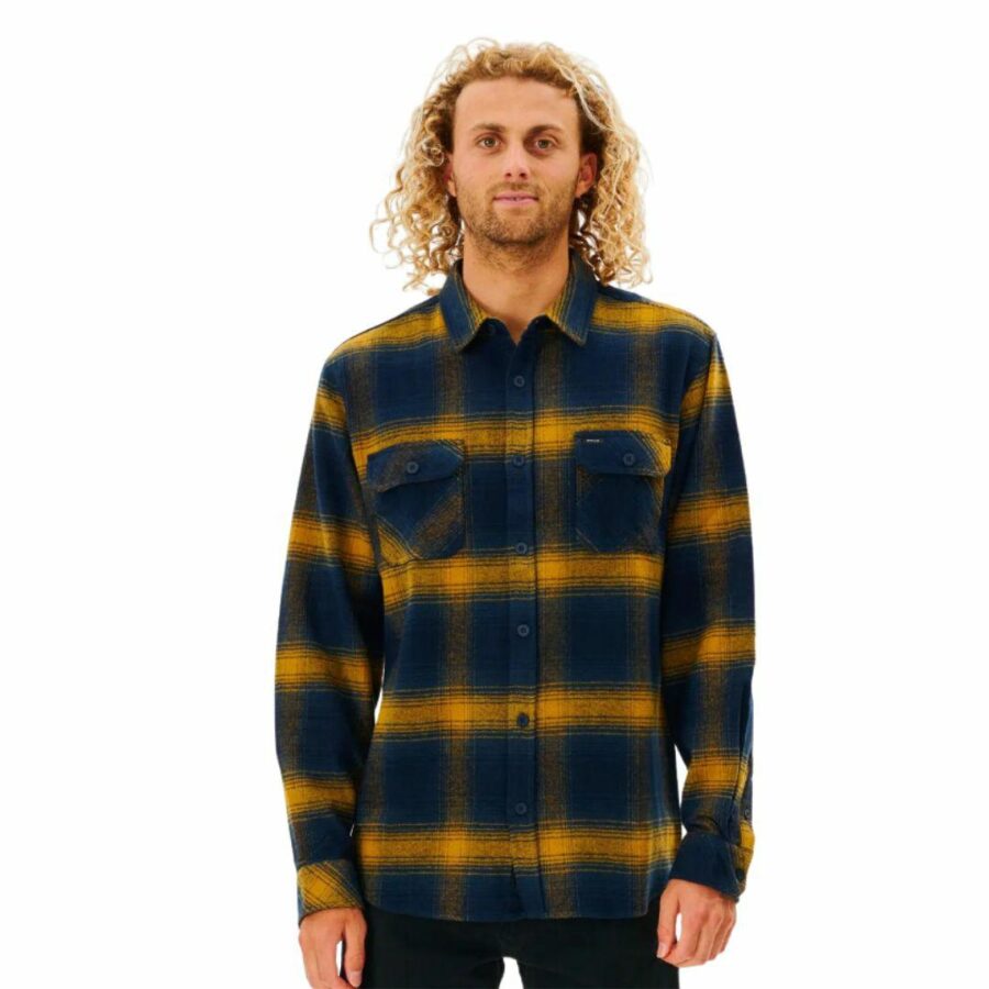 Count Flannel Shirt Mens Tee Shirts Colour is Gold