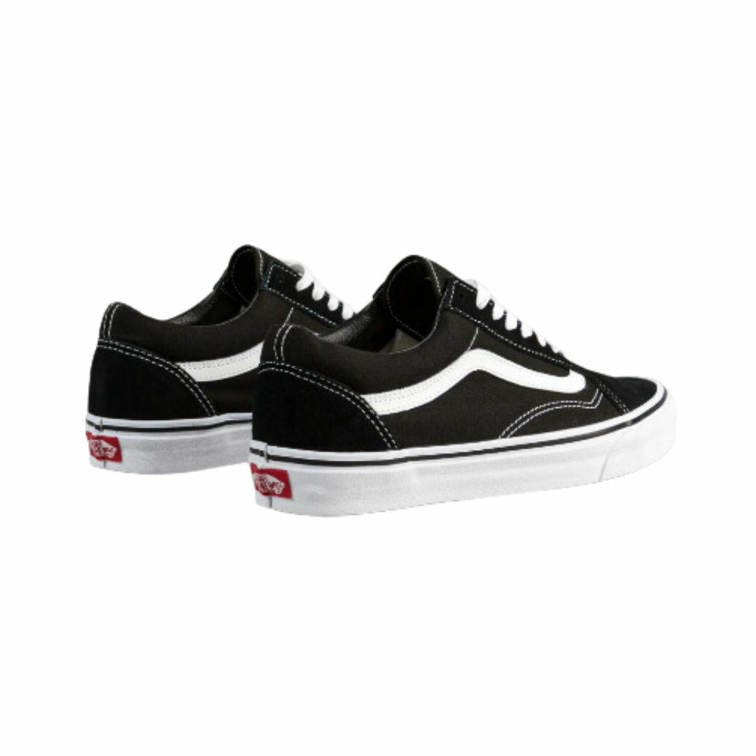 Old Skool Blk Wht Vans Mens Shoes And Boots Colour is Black White