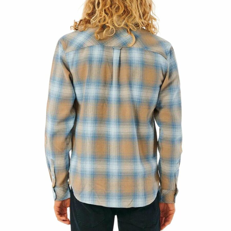 Count Flannel Shirt Mens Tee Shirts Colour is Yucca