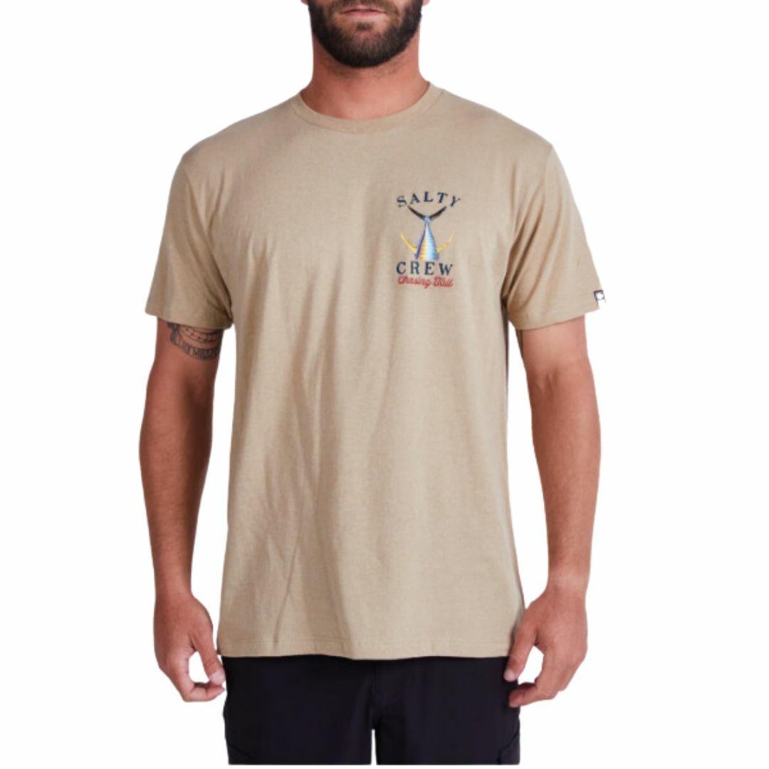 Tailed Ss Tee Mens Tops Colour is Khaki