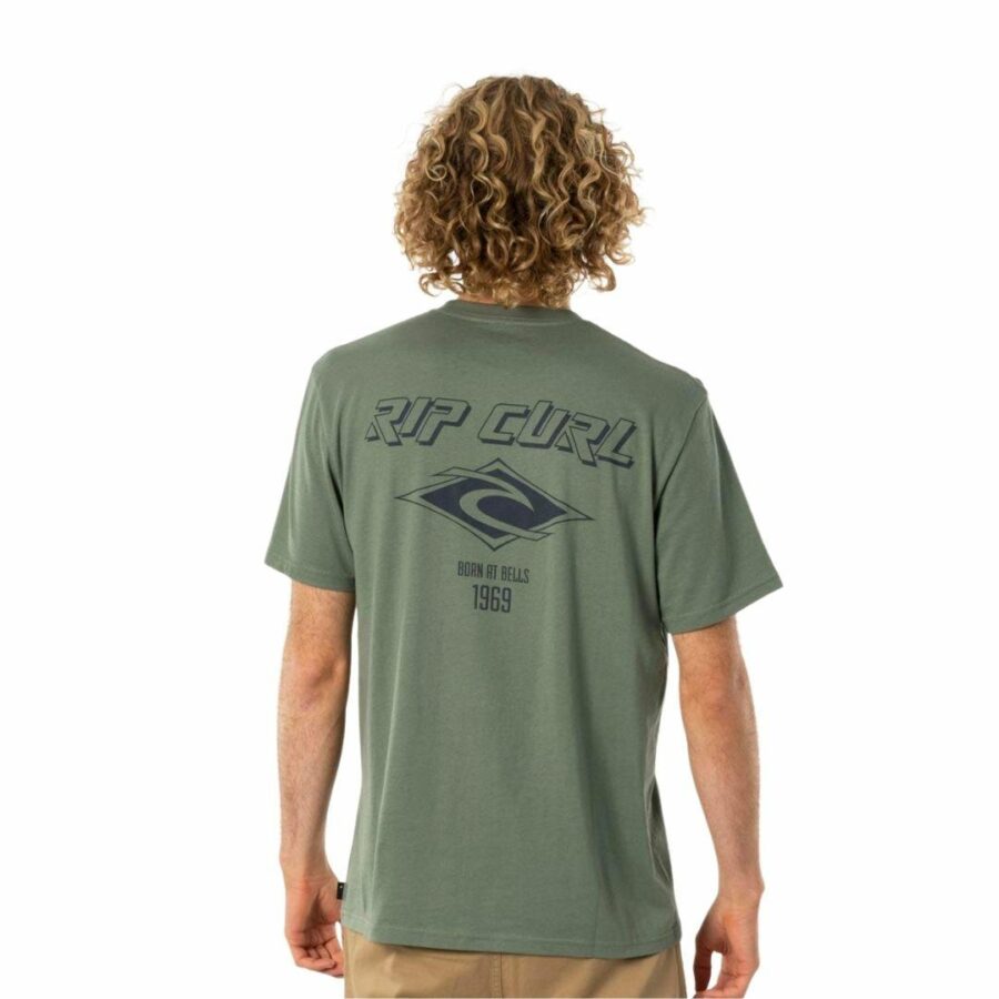 Fadeout Essential Tee Mens Tee Shirts Colour is Mid Green