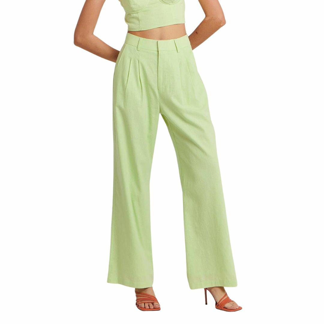 Halee Pant Womens Pants And Jeans Colour is Cmgrn