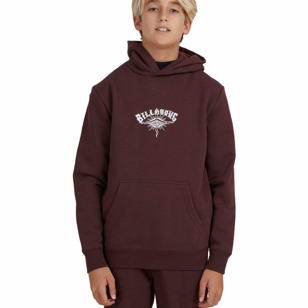 Coredog Pop Hood Boys Hooded Tops And Crew Tops Colour is Port