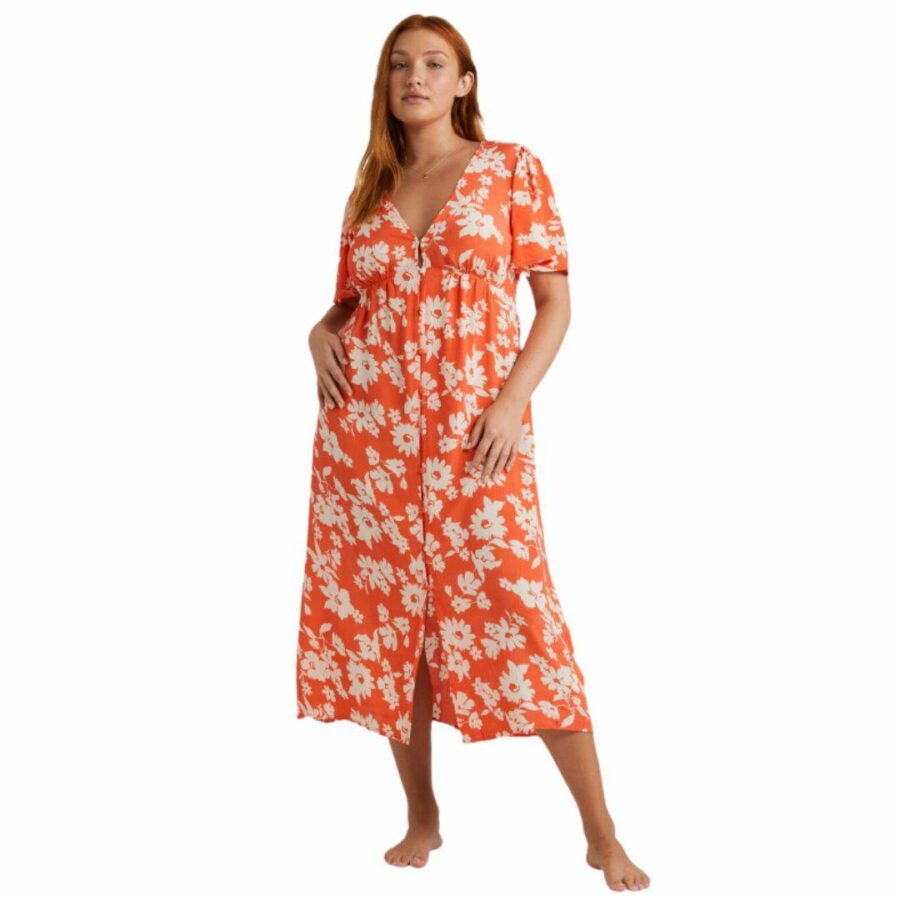 Hazy Dress Womens Skirts And Dresses Colour is Nectarine