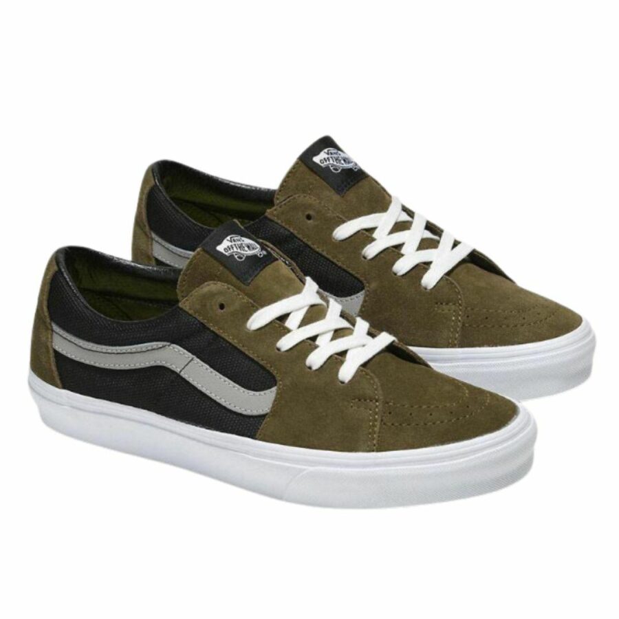 Sk8 Low 2 Tone Mens Shoes And Boots Colour is Olvbl