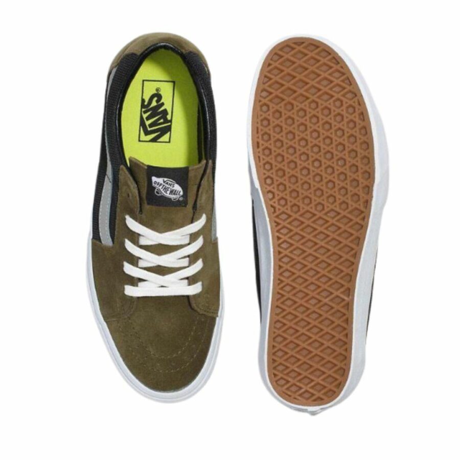 Sk8 Low 2 Tone Mens Shoes And Boots Colour is Olvbl