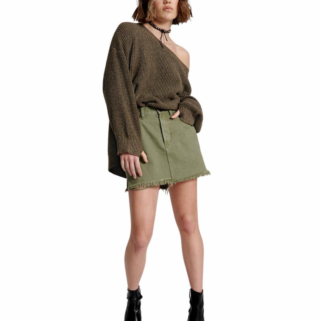 Military 2020 Mini Skirt Womens Skirts And Dresses Colour is Khaki