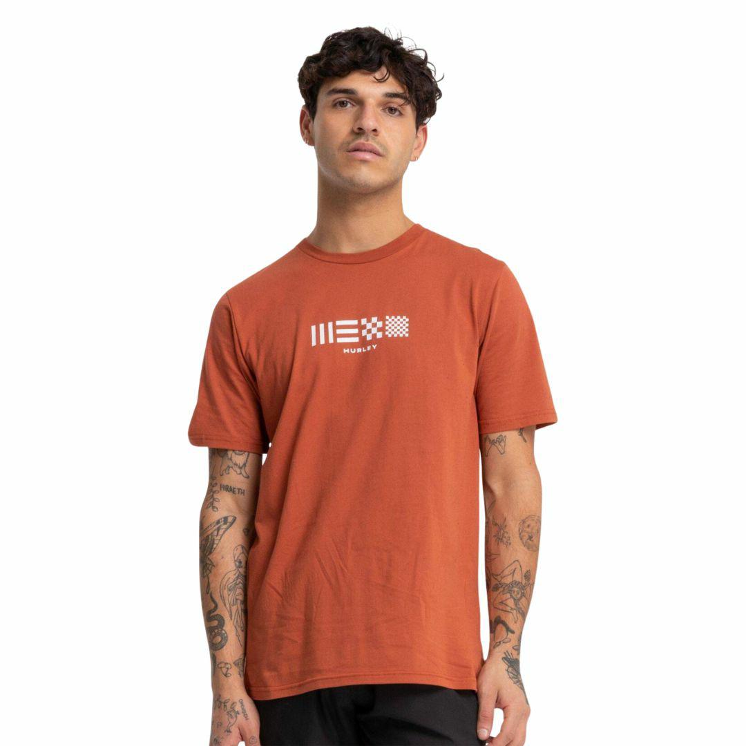 Explore Finder Tee Mens Tee Shirts Colour is Baked Clay