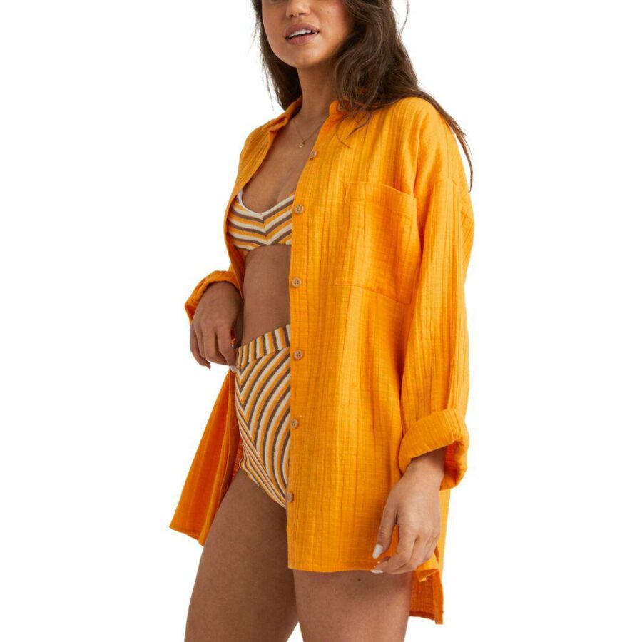 Sun Days Shirt Womens Tops Colour is Orange Soda