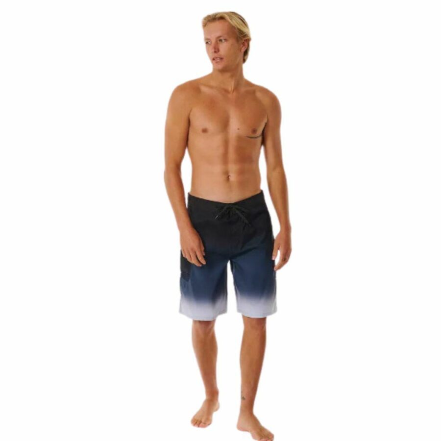 Shock Easy Fit Mens Boardshorts Colour is Black