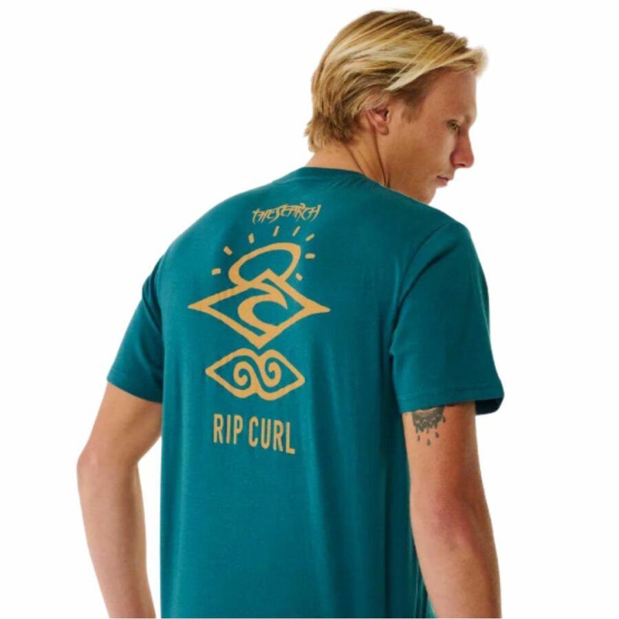 Search Icon Tee Mens Tee Shirts Colour is Blue Green