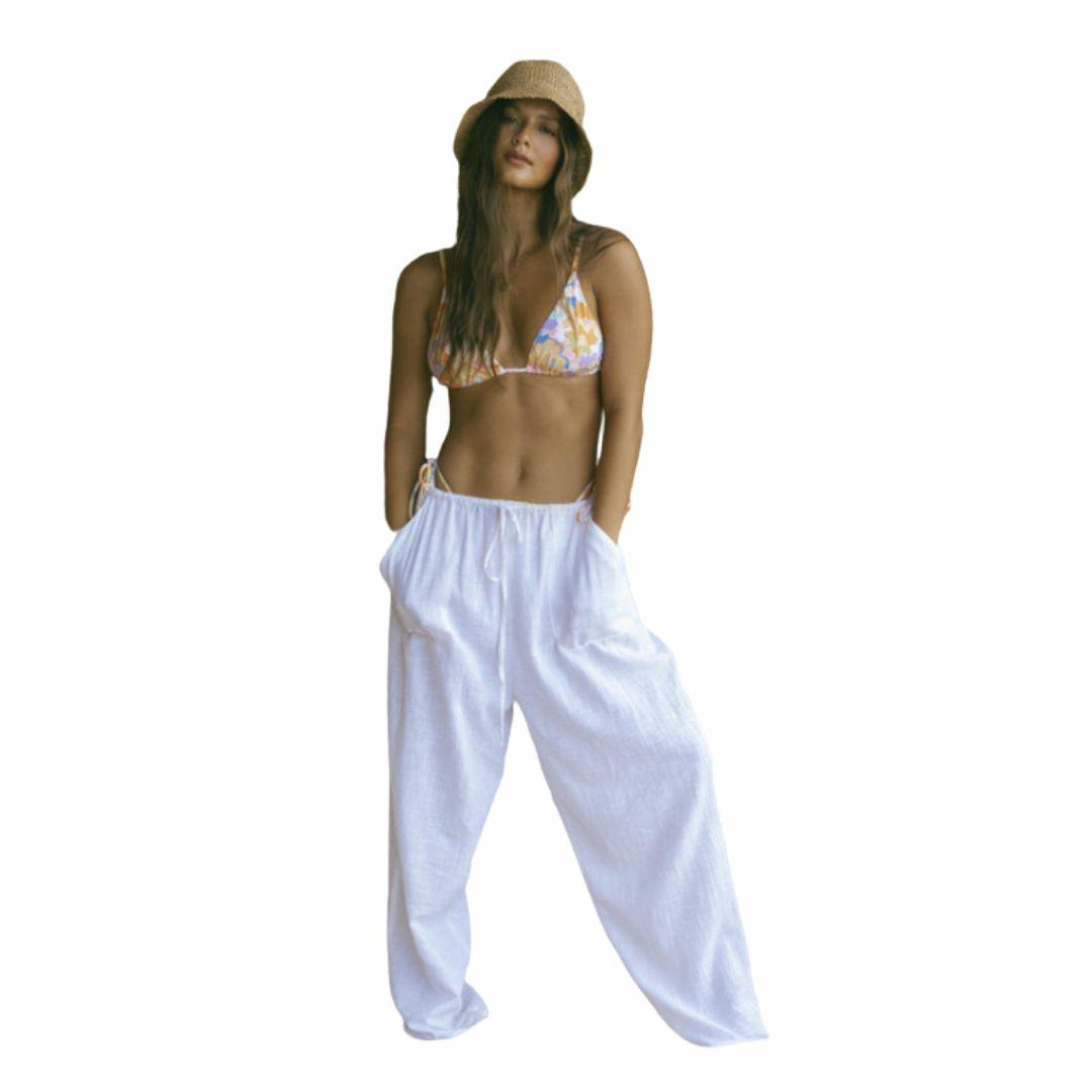 Sun Lovers Beachpant Womens Boardshorts Colour is White