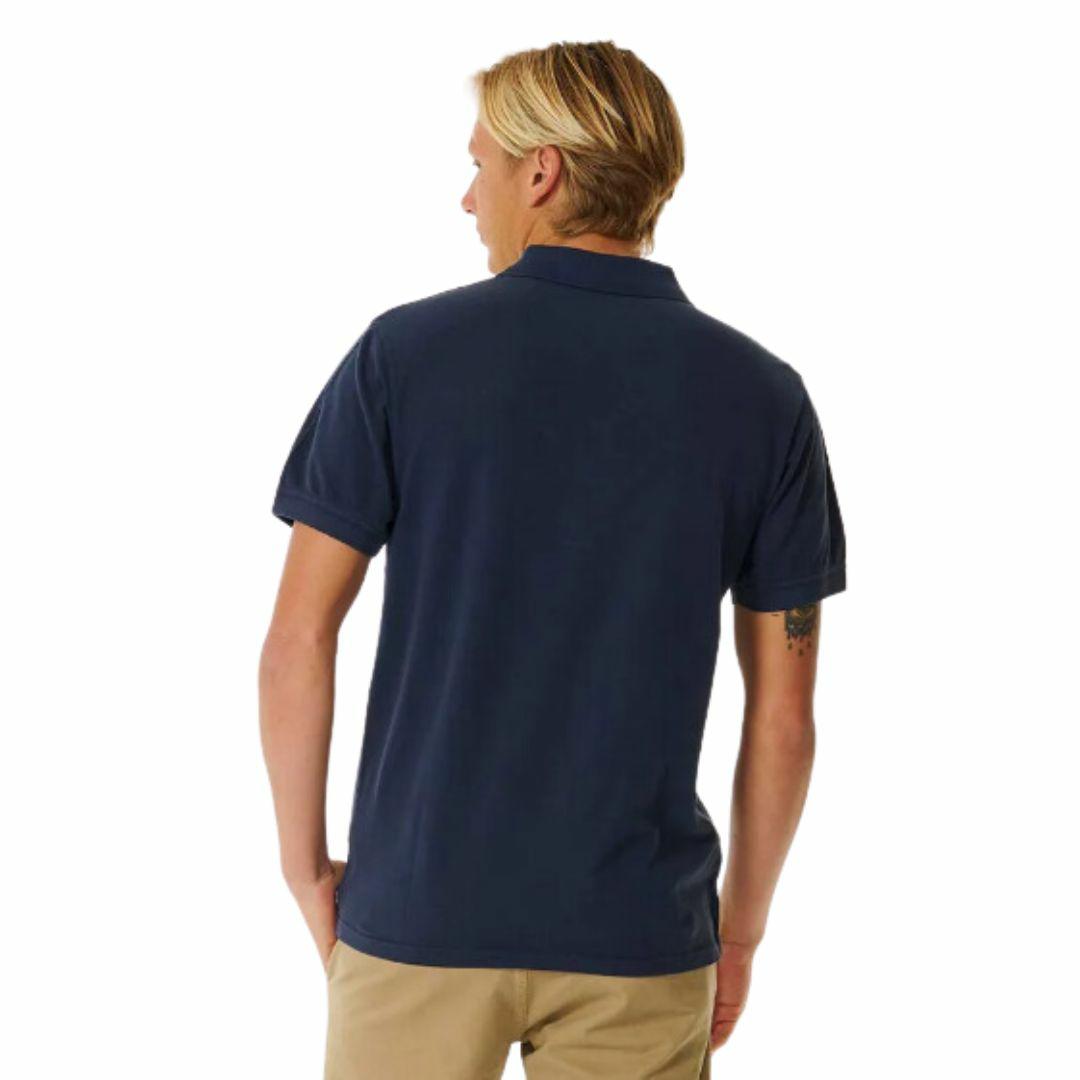 Faded Polo Mens Tops Colour is Dark Navy