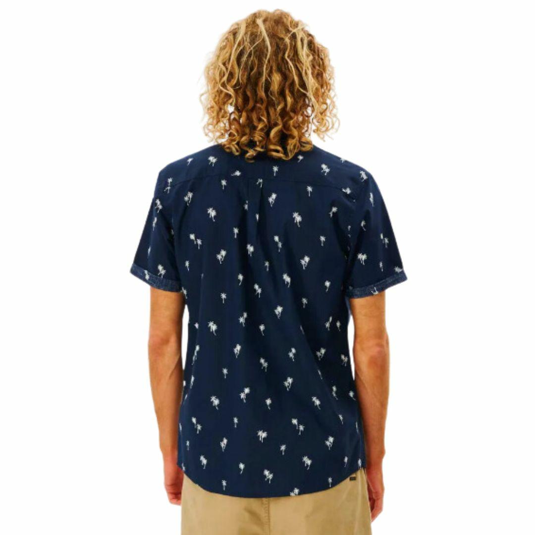 Paradise Palms S/s Shirt Mens Tee Shirts Colour is Navy