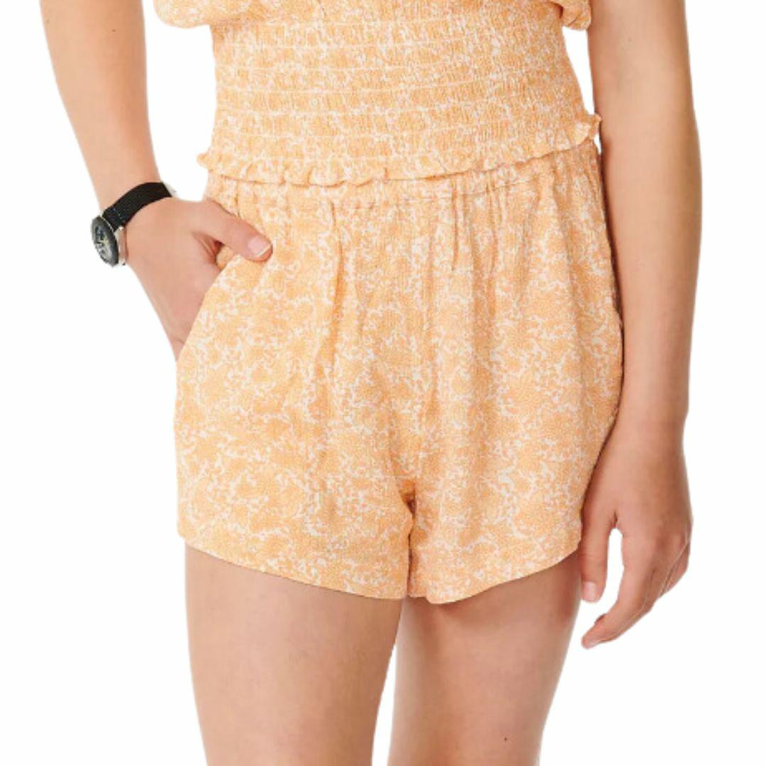 Sun Catcher Co-ord Short- Girls Walkshorts Colour is Peach