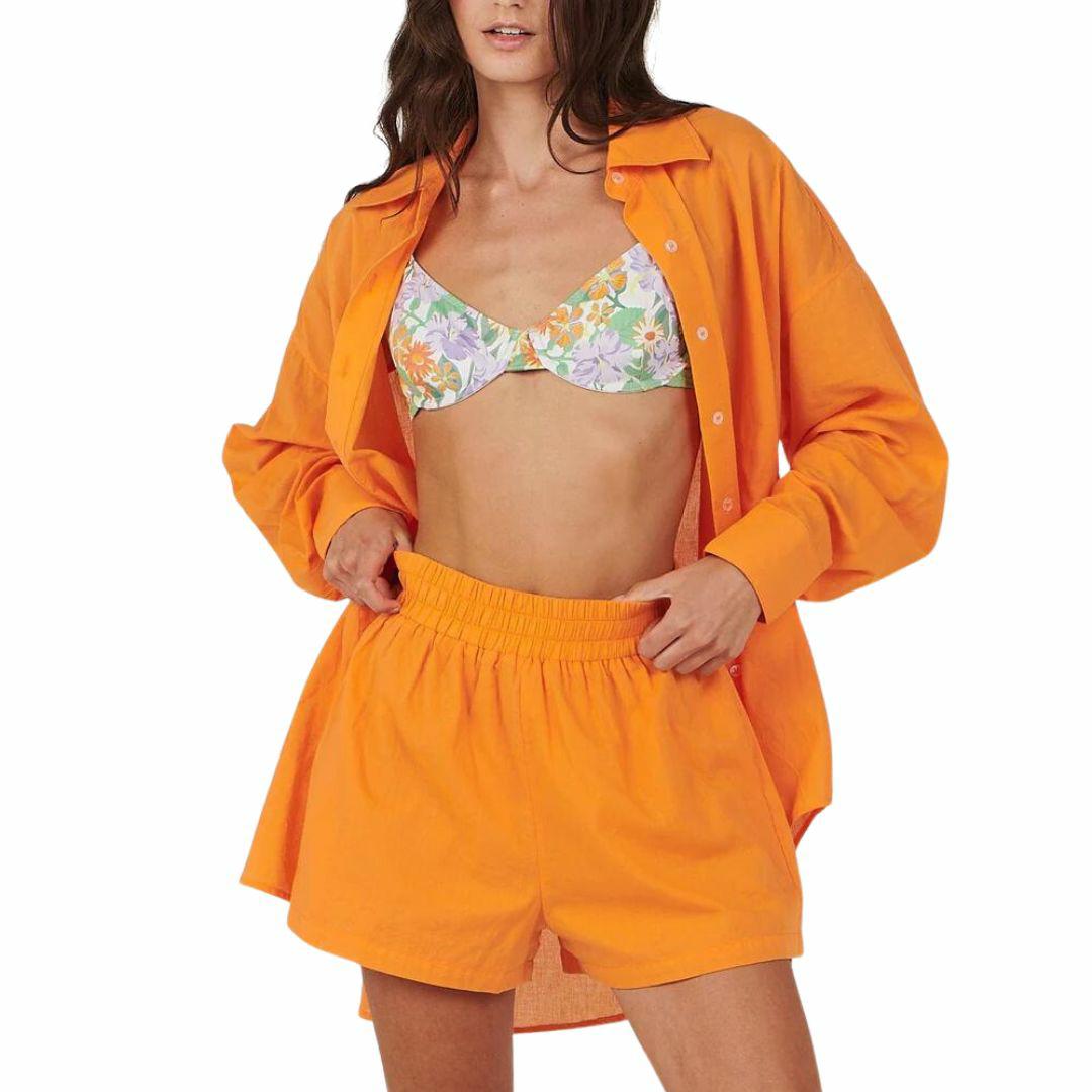 Casey Short Womens Boardshorts Colour is Orange