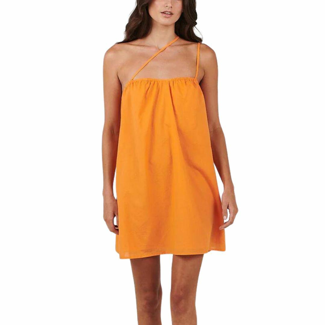 Alfie Mini Dress Womens Skirts And Dresses Colour is Orange