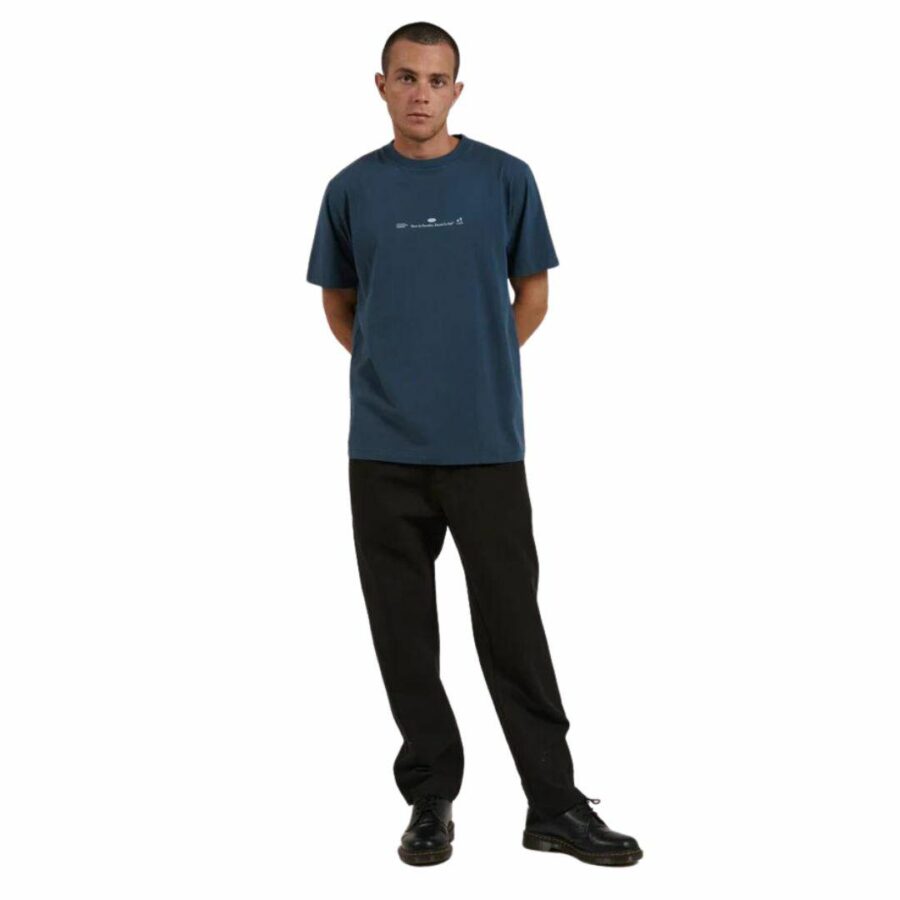 Natural Cooperation Tee Mens Tops Colour is New Teal