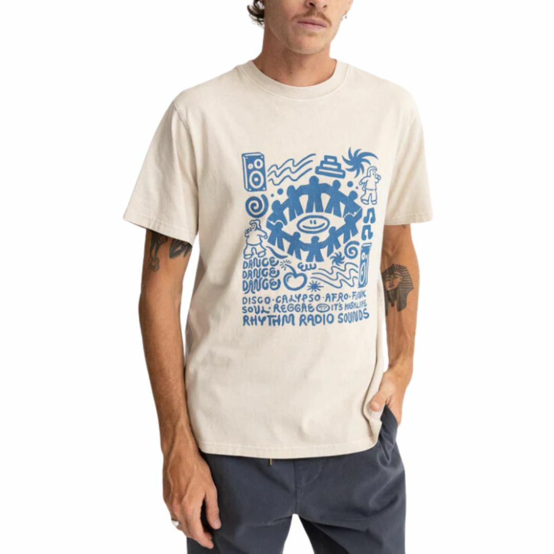 Dance Vintage Ss T-shirt Mens Tops Colour is Moonrock