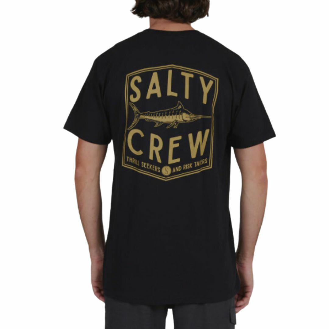 Fishery Ss Tee Mens Tops Colour is Black