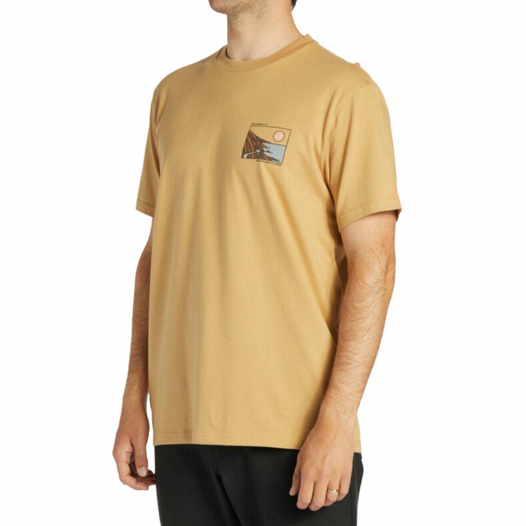 Gateway Ss Mens Tee Shirts Colour is Dusty Gold