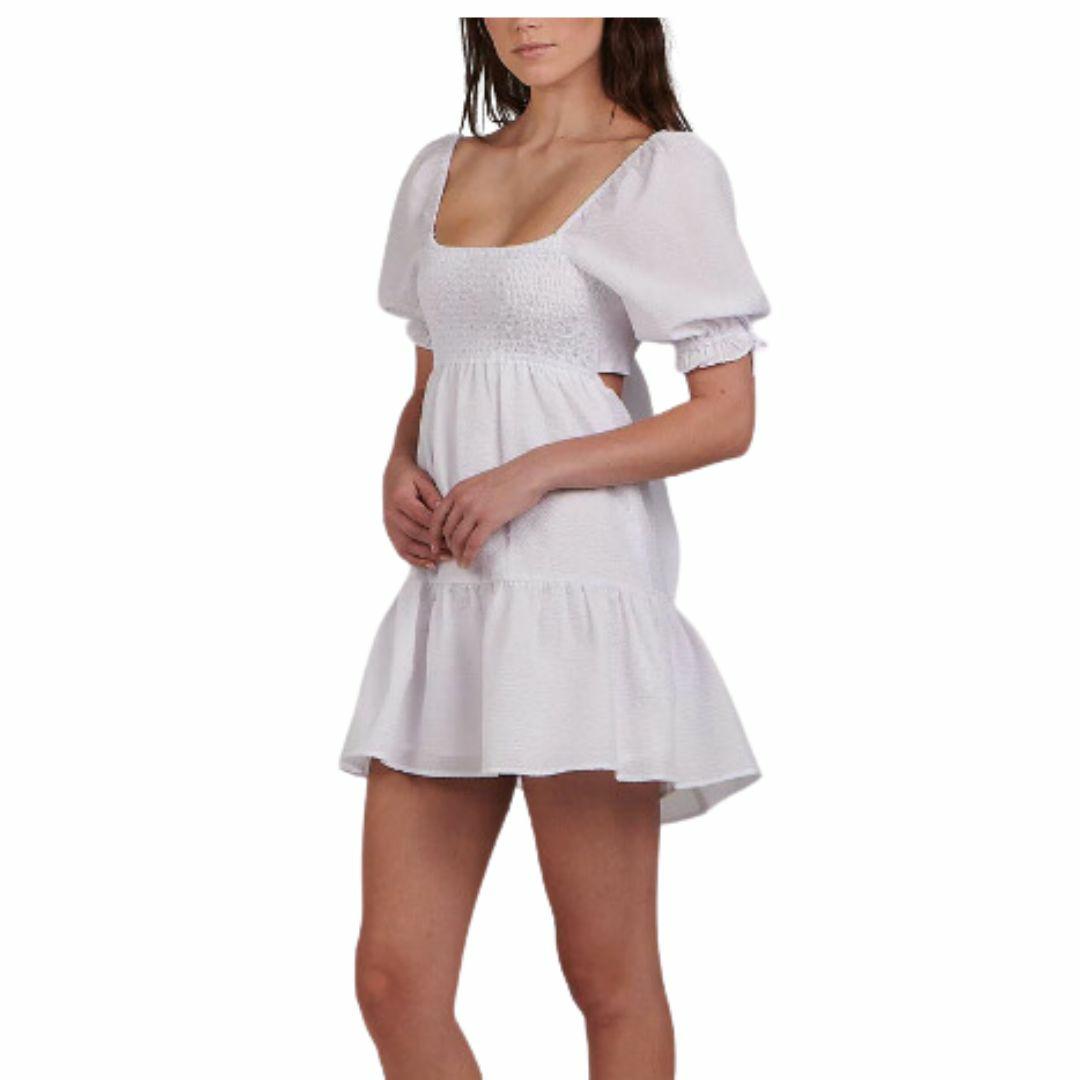 Olivia Mini Dress Womens Skirts And Dresses Colour is White