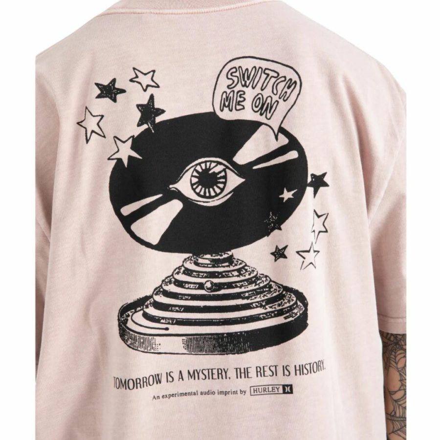 Records Tee Mens Tee Shirts Colour is Rose Smoke