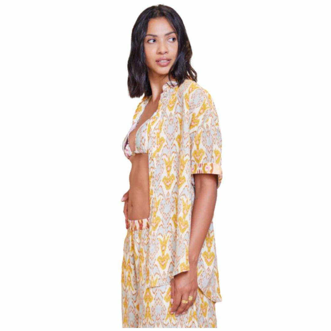 Alita Indra Shirt Womens Tops Colour is Golden