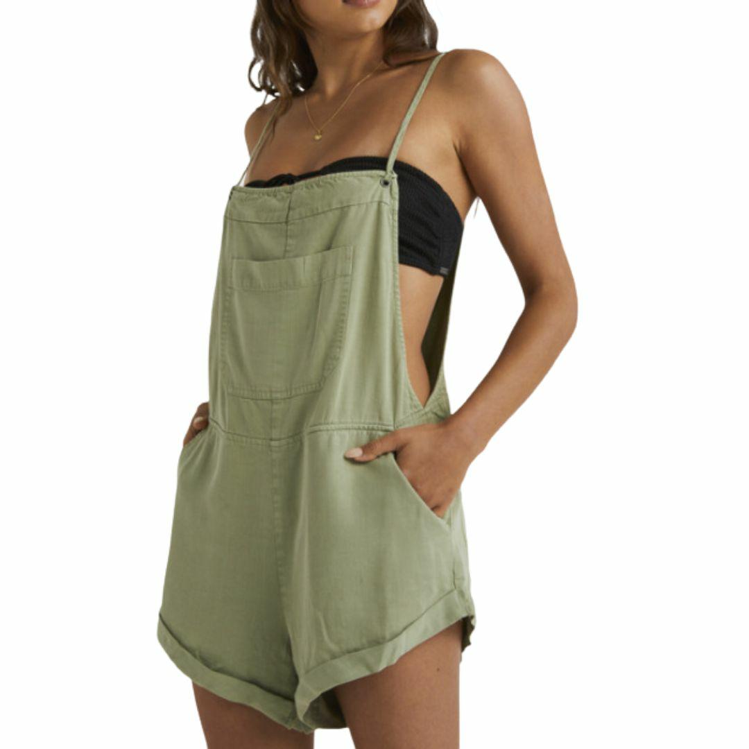 Wild Pursuit Overall Womens Skirts And Dresses Colour is Sage Green