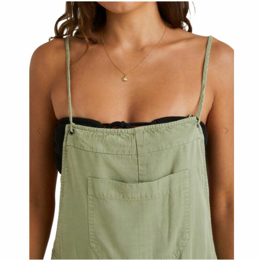 Wild Pursuit Overall Womens Skirts And Dresses Colour is Sage Green