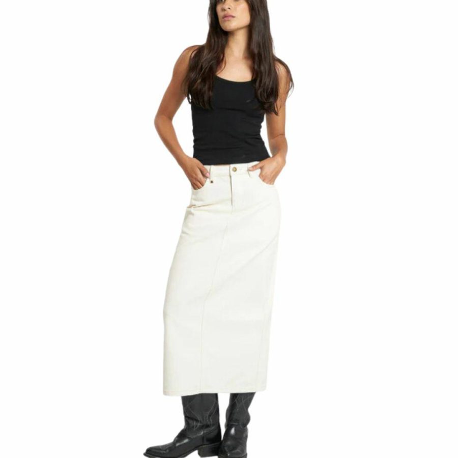 Frankie Skirt Womens Skirts And Dresses Colour is Heritage White
