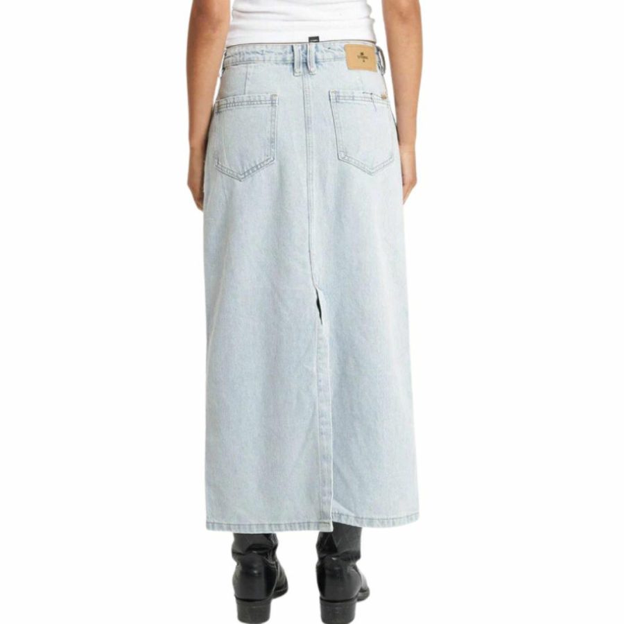 Frankie Skirt Womens Skirts And Dresses Colour is Faded Dust Blue