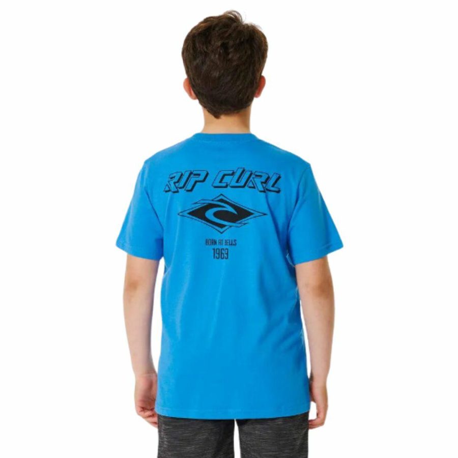 Fadeout Icon Tee - Boy Boys Tee Shirts Colour is Cobalt