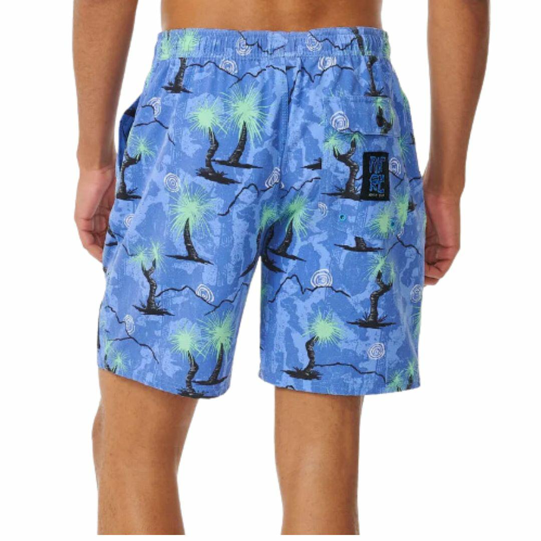 Archive Solid Rock Volley Mens Boardshorts Colour is Gnaraloo Blue