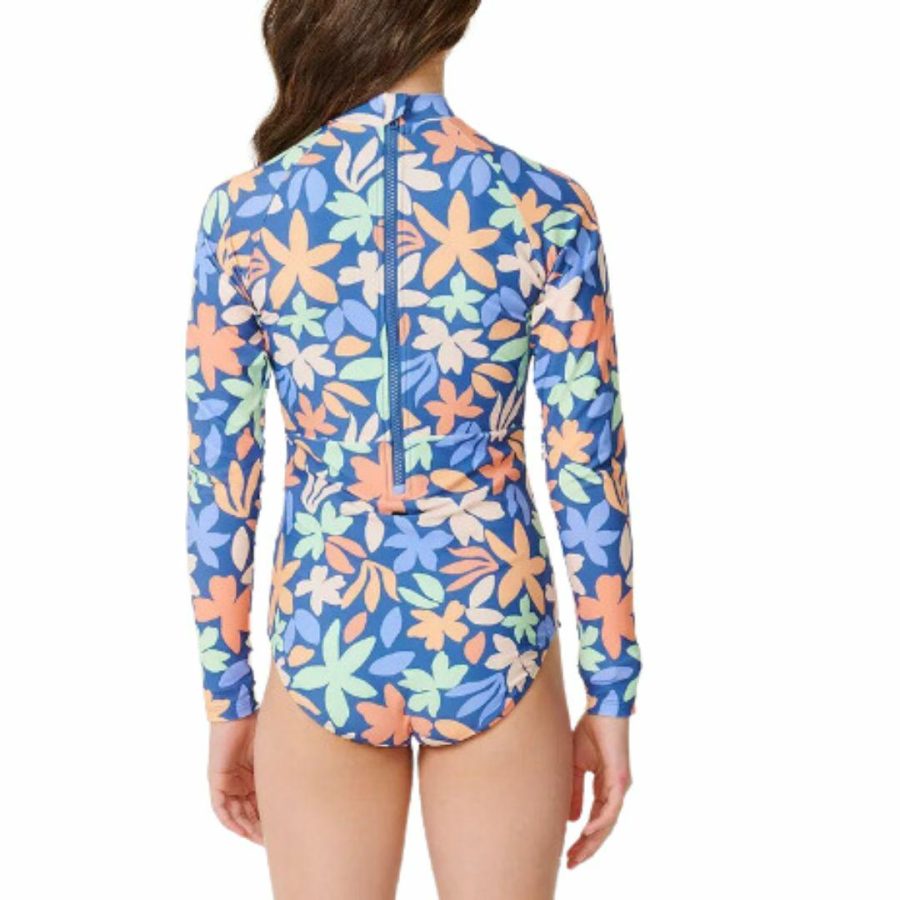 Holiday Ls Surfsuit -girl Girls Swim Wear Colour is Multico