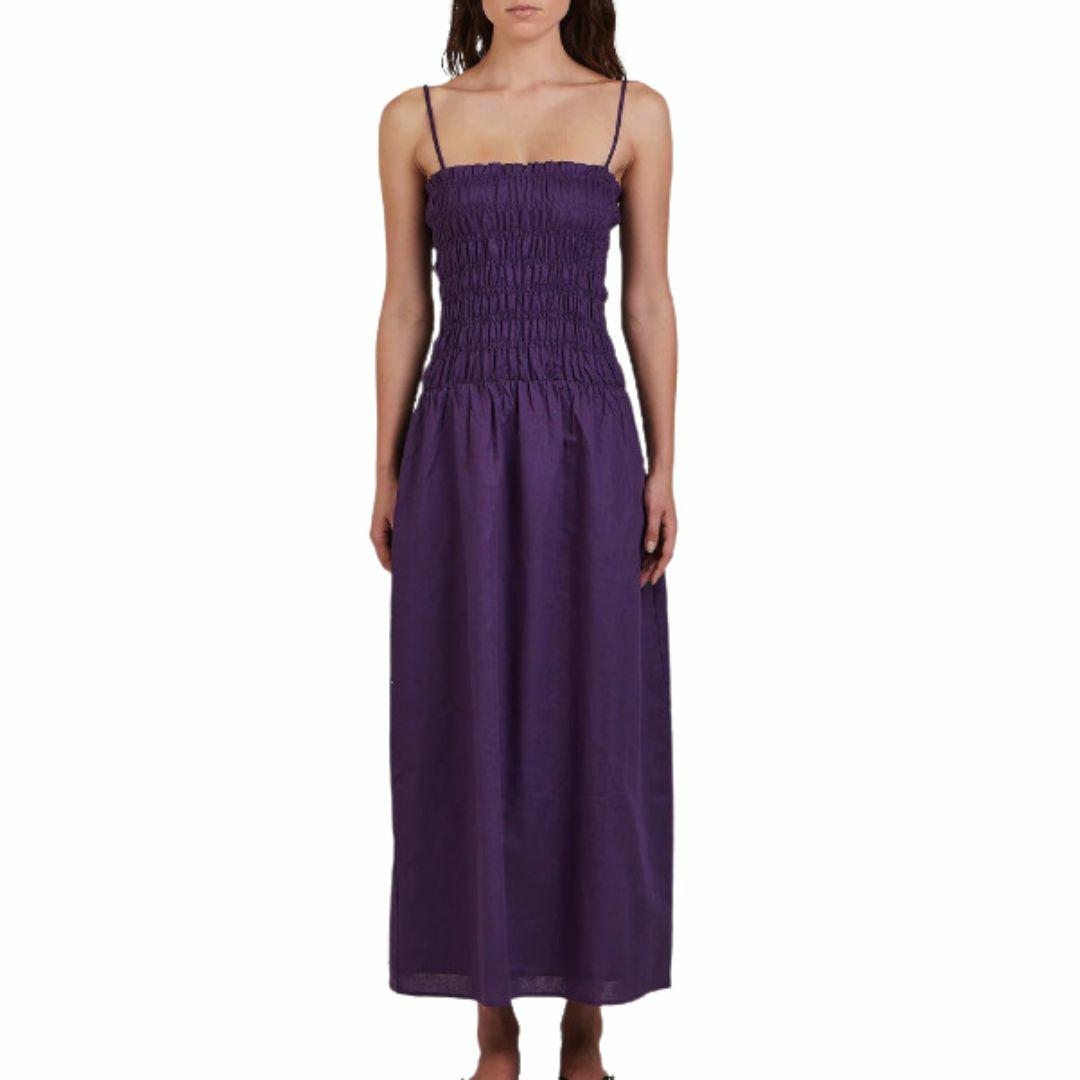 Amanda Maxi Dress Womens Skirts And Dresses Colour is Purple