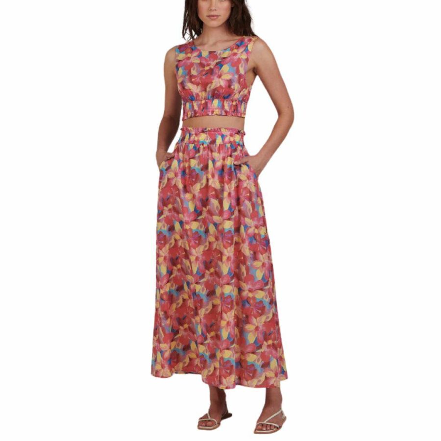 Addy Maxi Womens Skirts And Dresses Colour is Botanica