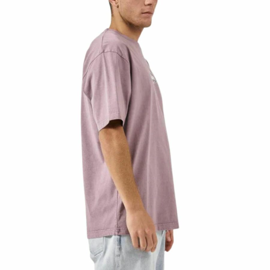 Westside Oversize Fit Tee Mens Tops Colour is Purple