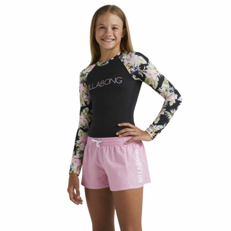 Heat Wave Boardshort Girls Boardshorts Colour is Pink Lemonade