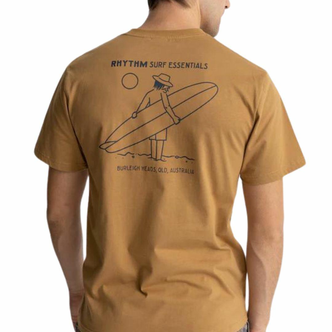 Lull Ss T-shirt Mens Tops Colour is Camel