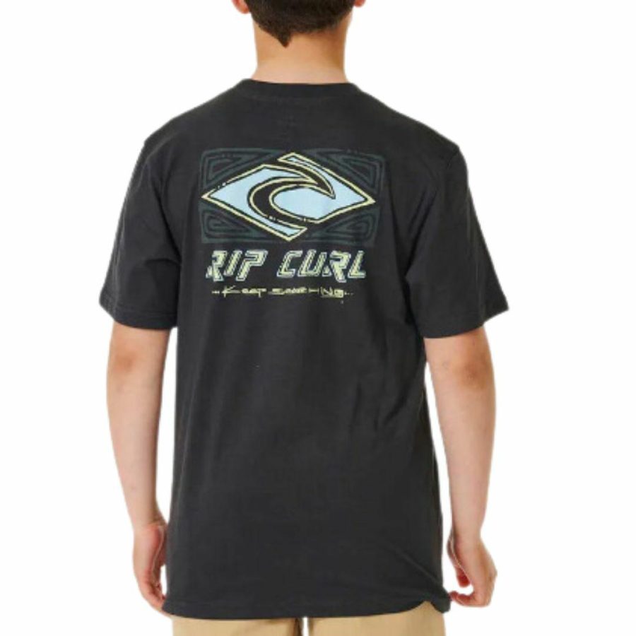 Pure Surf Logo Tee-boy Boys Tee Shirts Colour is Washed Black