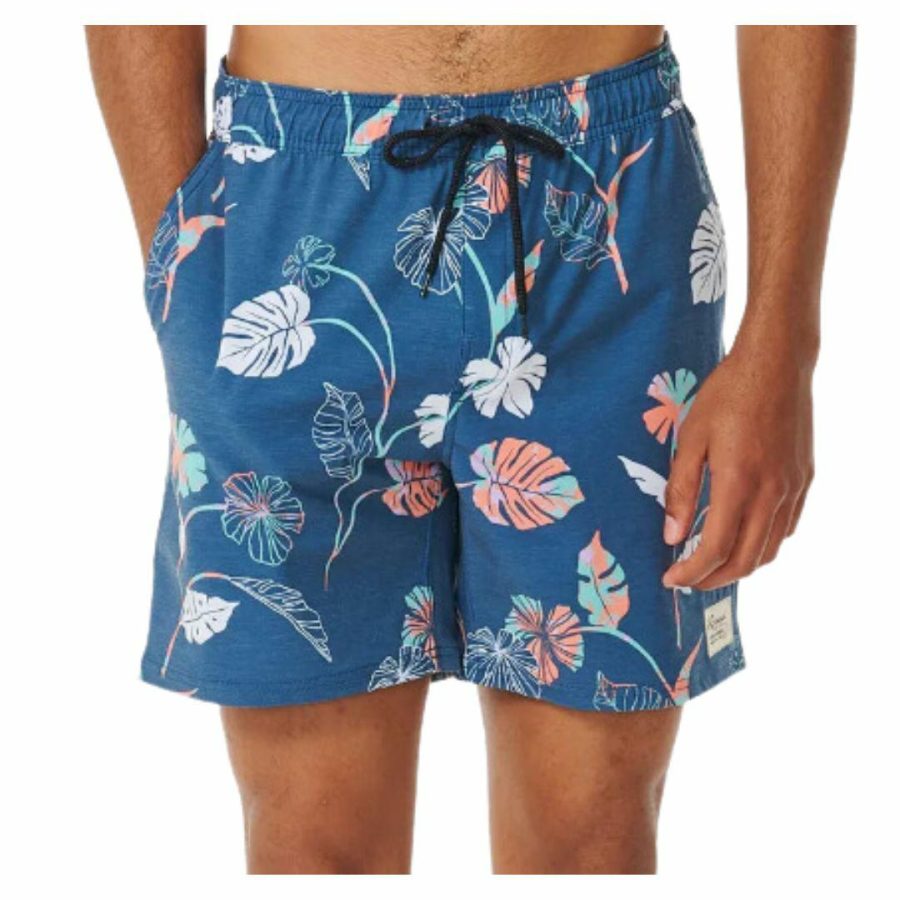 Mod Tropics Volley Mens Boardshorts Colour is Washed Navy