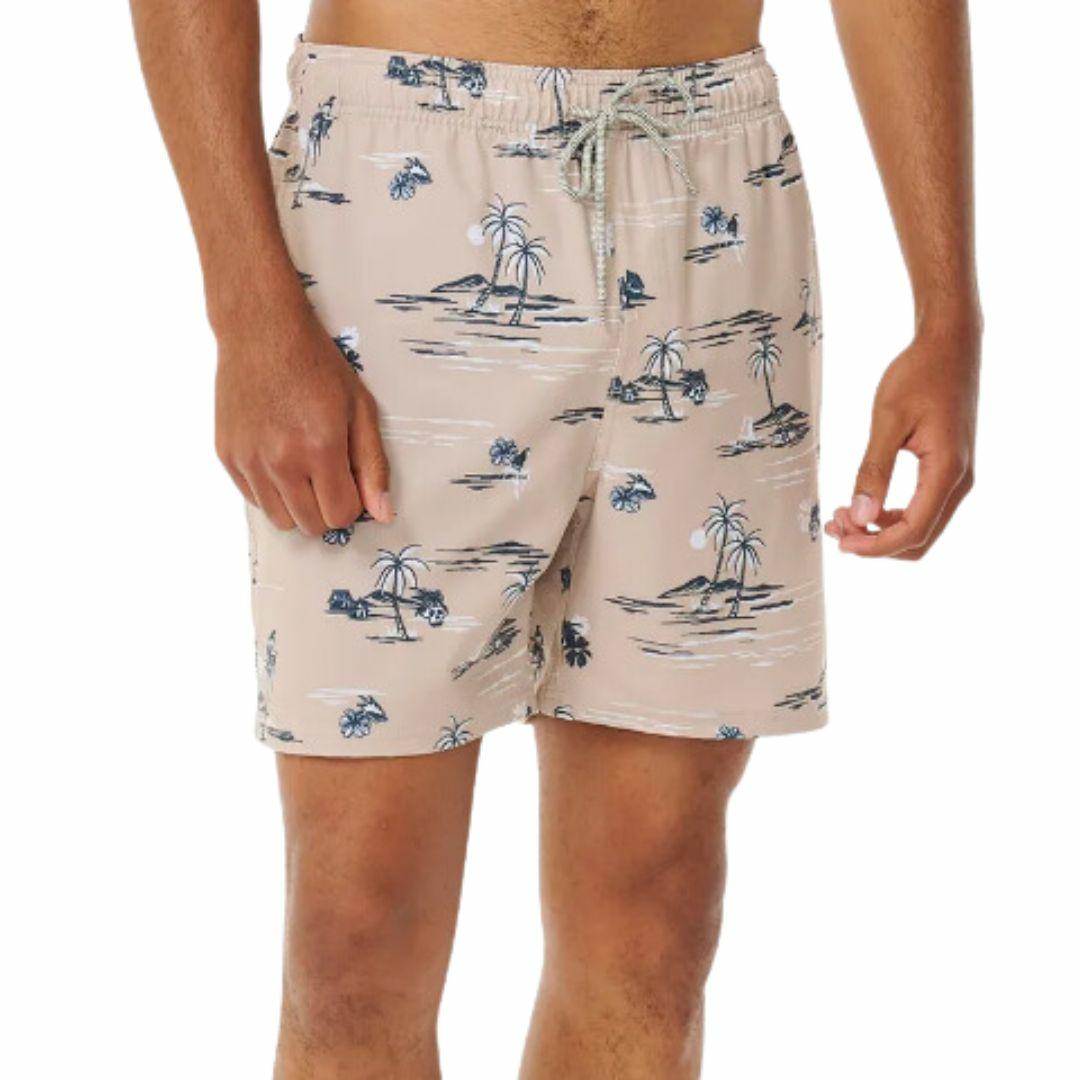 Party Pack Volley Mens Boardshorts Colour is Taupe